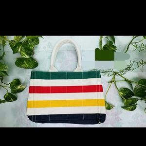 Striped Multicolor Tote Bag